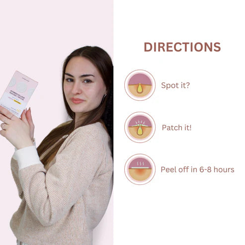 Maskeraide Spotted Daytime Hydrocolloid Patches, 60PC