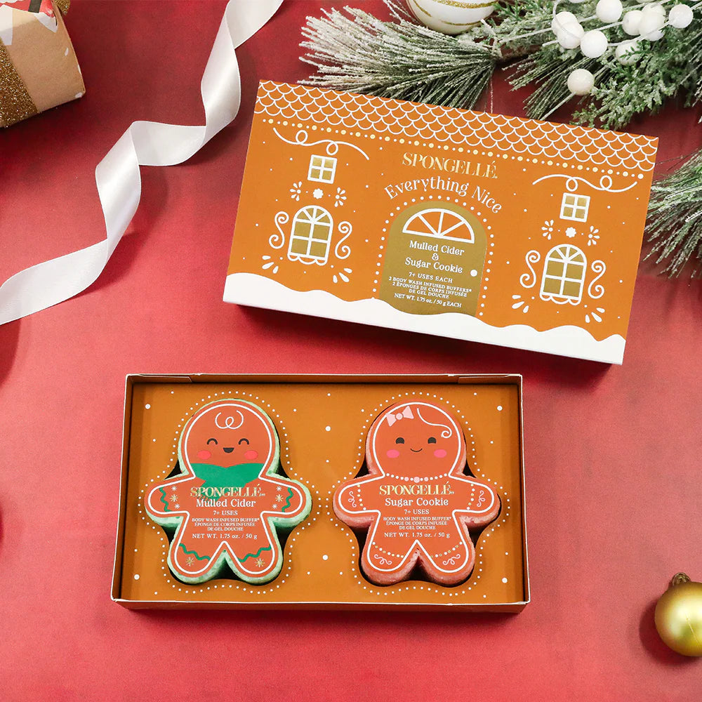 SPONGELLE GIFT SET, HOLIDAY GINGERBREAD, Everything Nice