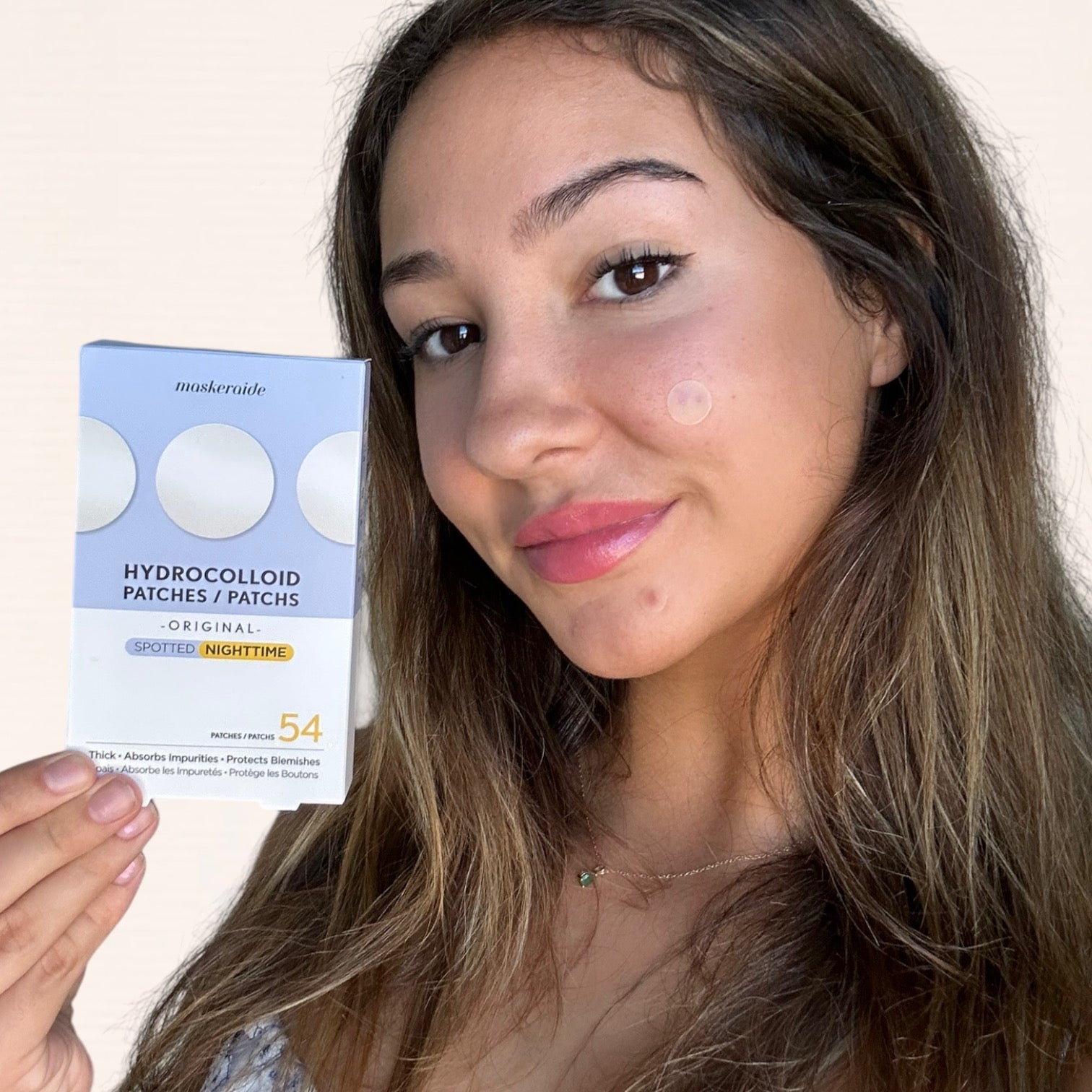 Maskeraide Spotted Nighttime Hydrocolloid Patches, 54 PC